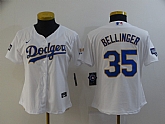 Women Dodgers 35 Cody Bellinger White Nike 2021 Gold Program Cool Base Jersey,baseball caps,new era cap wholesale,wholesale hats